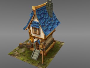 fantasy house 2 3Dモデル