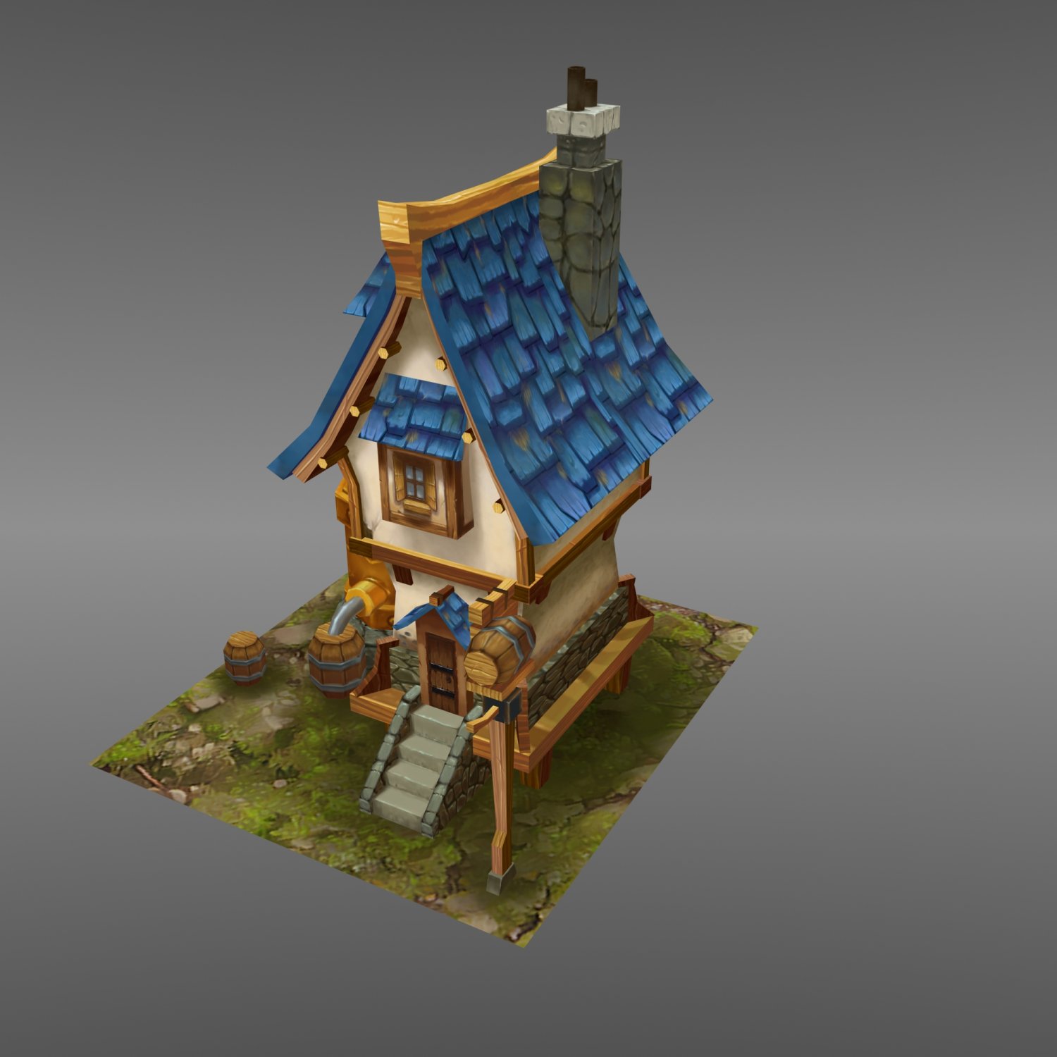 Fantasy House 2 3d Model In Fantasy 3dexport