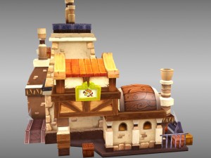blacksmith toon Modelo 3D