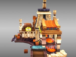 blacksmith toon Modelo 3D
