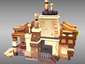 blacksmith toon Modelo 3D