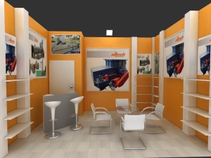 adm exhibition stand design 3Dモデル