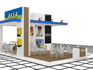 aksa jeneratr exhibition design 3D Model