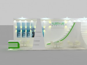 alesta exhibition design 3Dモデル