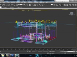 aren medikal exhibition stand design 3D Model