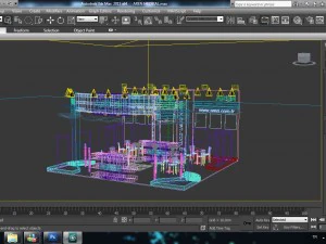 aren medikal exhibition stand design 3D Model