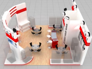 aren medikal exhibition stand design 3D Model