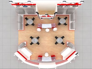 aren medikal exhibition stand design 3D Model