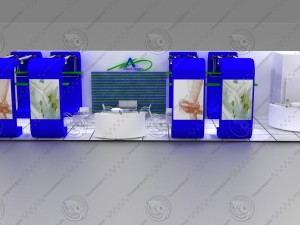 ascan exhibition stand design 3D 모델