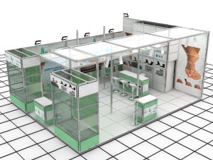 asmer exhibition stand design 3D Model