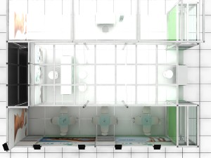 asmer exhibition stand design 3D Model