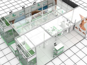 asmer exhibition stand design 3D Model