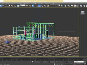 asmer exhibition stand design 3D Model