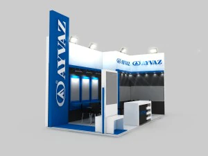 Ayvaz Ausstellungsdesign Power-Gen 2013 3D Modell