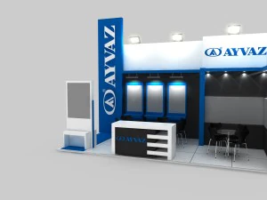 ayvaz exhbition design power-gen 2013 3D Model