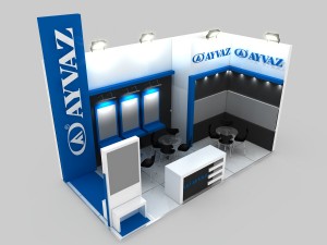 ayvaz exhbition design power-gen 2013 3D Модель
