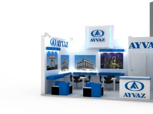 ayvaz exhibition stand design 2 3D Model