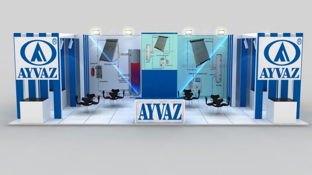 ayvaz exihivition design Modèle 3D .c4d .max .obj .3ds .fbx .stl .blend 