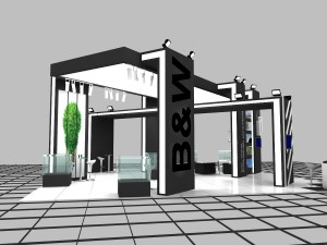 bm exhibition stand design 3Dモデル