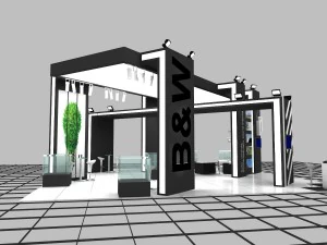bm exhibition stand design 3D Model