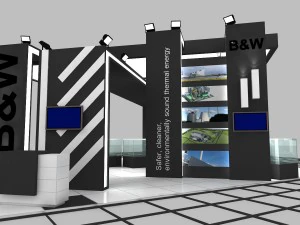 bm exhibition stand design 3D Model