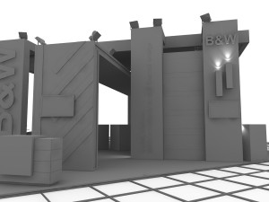 bm exhibition stand design 3Dモデル