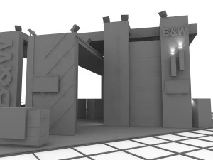 bm exhibition stand design 3D Model