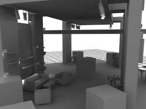 bm exhibition stand design 3D Model