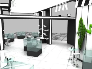 bm exhibition stand design 3D Model