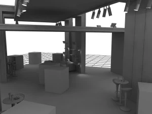 bm exhibition stand design 3D Model