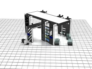 bm exhibition stand design 3D Model