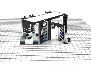 bm exhibition stand design 3D Model