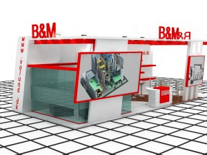 bm exhibition stand design 3 Modello 3D