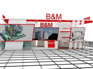 bm exhibition stand design 3 Modello 3D
