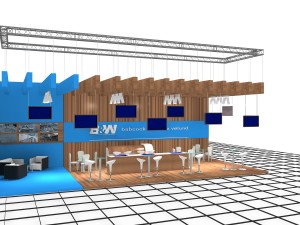 bm exhibition stand design 3 3Dモデル
