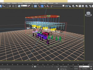 bm exhibition stand design 3 3Dモデル