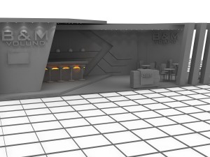 bm2 exhibition stand design Modèle 3D