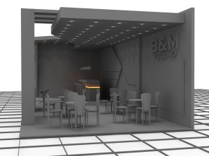 bm2 exhibition stand design 3D 模型