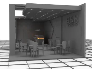 bm2 exhibition stand design 3D Model