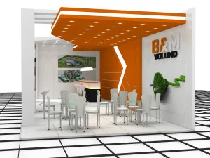 bm2 exhibition stand design 3D Model
