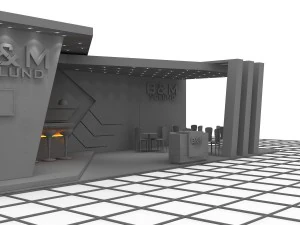 bm2 exhibition stand design 3D Model
