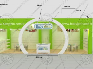 babyjem exhibition stand design 3D Модель