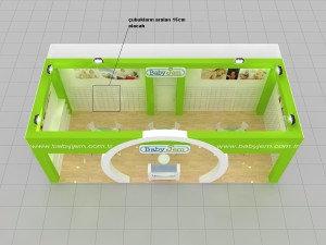 babyjem exhibition stand design 3D 모델