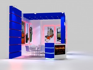 bemaktherm exhibition stand design 3D 모델