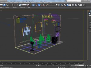 chasecall exhibition design 3D Модель