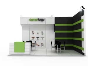 demar forge exhibiton design 3D Модель