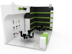 demar forge exhibiton design 3D Модель