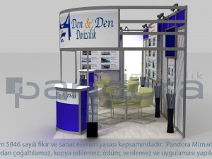 den-den exhibition stand design 3D Model
