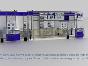 den-den exhibition stand design 3D Model