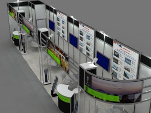 dream hill hotel exhibition stand design 3D Model